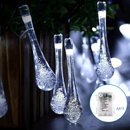 LUZES DE CORDA DA FORMA DE CHUVA DA BATERIA 3AA, BRANCO FRIO, 2,5