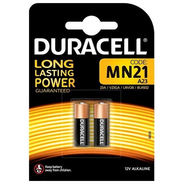 Duracell MN21-X2 pilha Bateria descartável A23 Alcalino