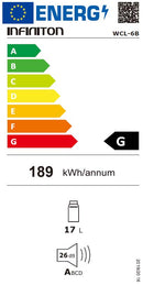 CAVE DE VINHO 6 GARRAFAS INFINITON WCL6B 378X246X503