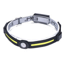 LANTERNA DE CABEÇA LED RECARREGÁVEL 3W + 5W