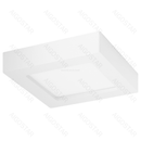 E6 LED  MONTAGEM EM SUPERFICIE QUADRADO 12W BRANCA