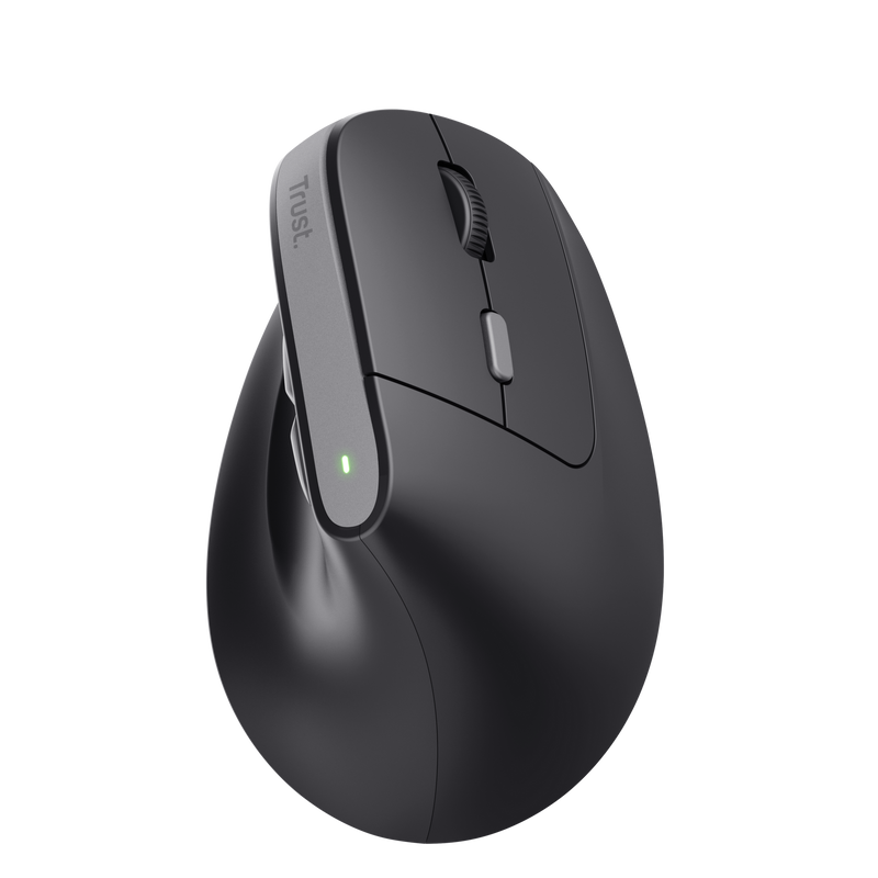 RATO TRUST BAYO II ERGONOMICO, WIRELESS, BLACK