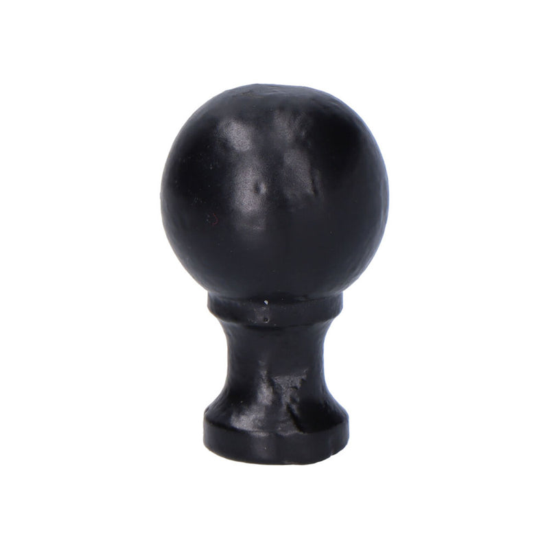 PUXADOR BOLA 18MM H° PRETO EDM