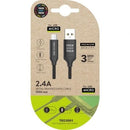 CABLE USB 2.0 TECH ONE TECH TEC2001 USB MACHO - MICROUSB MACHO 1M