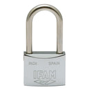 CADEADO INOXIDAVEL 40AL 40MM COM 2 CHAVES. ARCO LONGO. IFAM