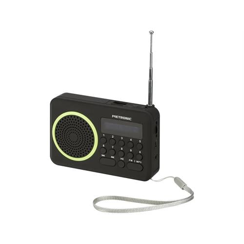 METRONIC  RADIO PORTATIL DIGITAL - VERDE