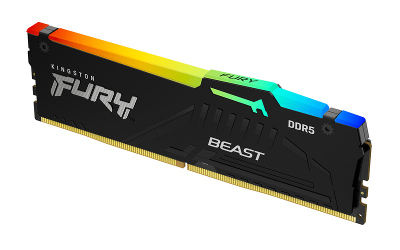 KINGSTON MEM 16GB 6000MTS DDR5 CL36 DIMM FURY BEAST RGB EXPO