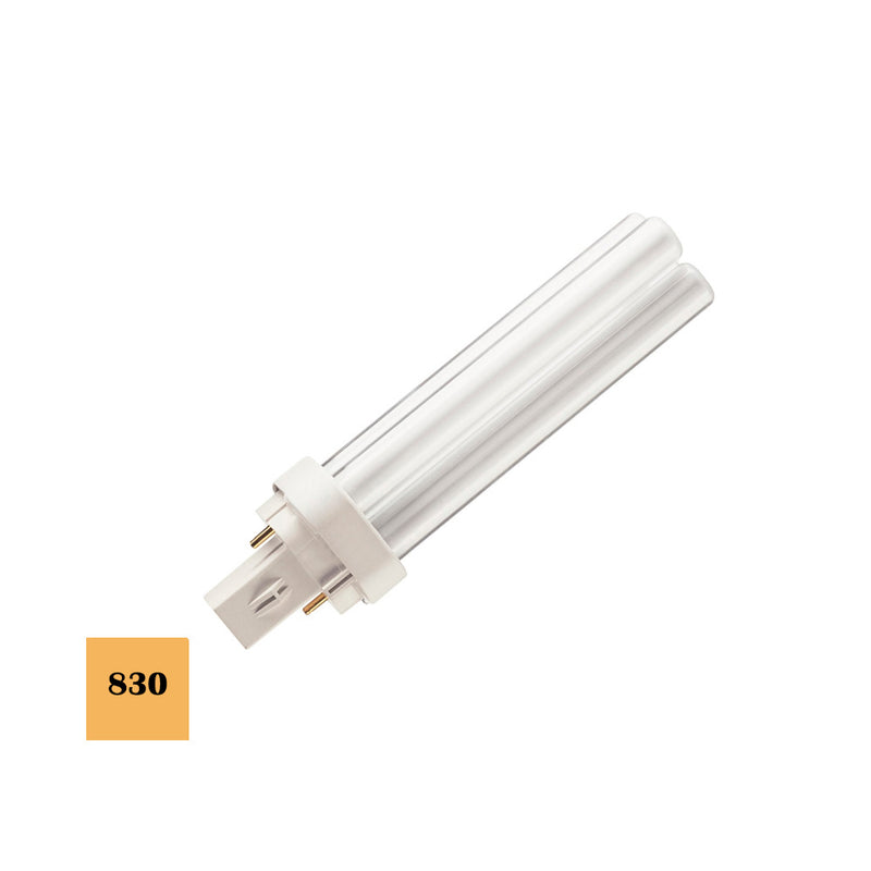 LÂMPADA DE BAIXO CONSUMO LYNX D-26W G24 3000K PL-2PIN LUZ QUENTE