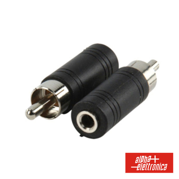 FICHA ADAPTADORA JACK 3.5MM FÊMEA MN  RCA MACHO