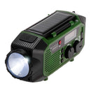 RÁDIO DE EMERGÊNCIA MULTIFUNCIONAL SOLAR/DÍNAMO/USB, BATERIA CR19