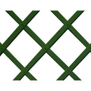 TRELIÇA DE PLÁSTICO 1X2M COR VERDE PERFIL DE LAMINAS 22X6MM