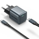 CARGADOR DE PARED GAN VENTION TZ-FEVH0-EU 1XUSB TIPO-C + CABLE LI
