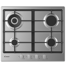 Candy Timeless CHG6BR4WX Aço inoxidável Embutido Gás 4 zona(s)
