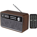 RADIO VINTAGE SUNSTECH RPBT500 MADERA