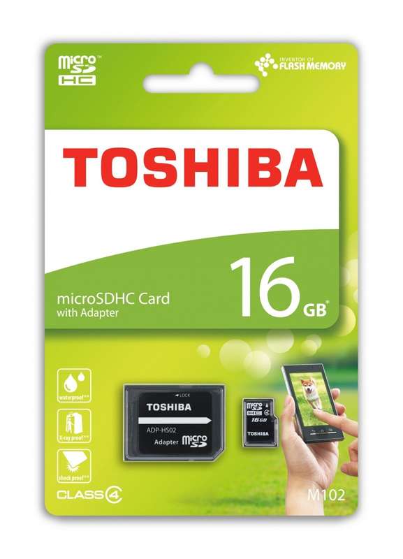 Toshiba THN-M102K0160M2 cartão de memória 16 GB MicroSDHC Classe