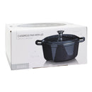PANELA DE FERRO FUNDIDO ESMALTADO CINZA Ø26 X 12 CM