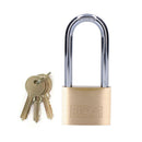 CADEADO EM LATAO ARCO COMPRIDO 50X80MM EM BLISTER EDM