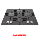 Hotpoint FTGHG 641 D/HA(BK) Preto Embutido 60 cm Gás 4 zona(s)