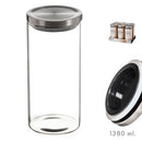 FRASCO DE VIDRO COM TAMPA DE METAL 1380ML KOZINA