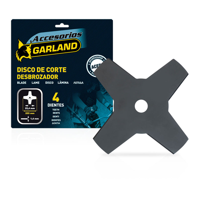 LÂMINA 4D PARA CORTADOR DE ESCOVAS 255X25,4X1,4MM 7100255144 GARL