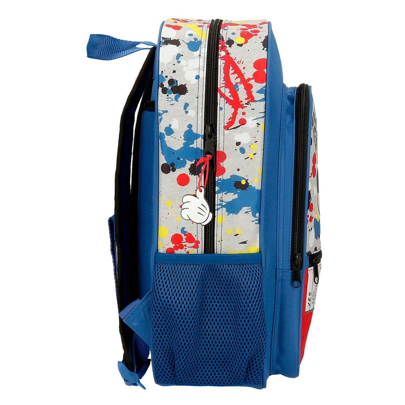 MOCHILA ESCOLAR DISNEY MICKEY COLOUR MAYHEM 38CM