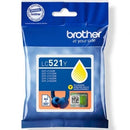 BROTHER LC521Y AMARILLO CARTUCHO DE TINTA ORIGINAL - LC521Y