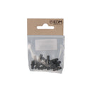 PACK 16 UNID. SUPORTE PARA ESTANTES DE FERRO REDONDO Nº5 PRETO ED