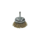 ESCOVA CON ESPIGA AÇO ONDULADO Ø75MM FAT075 MOTA