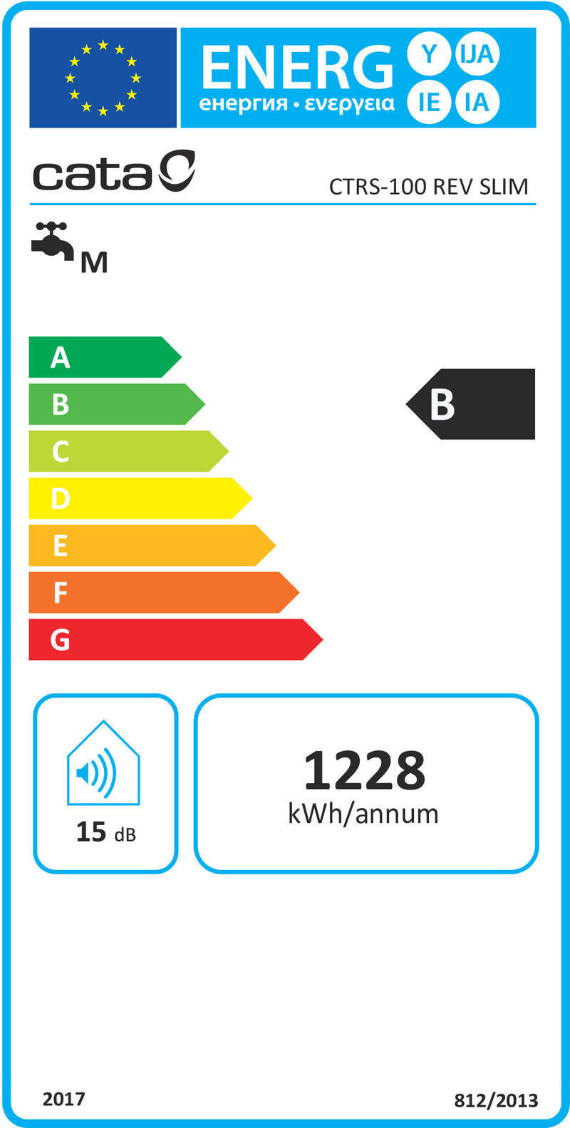 TERMOACUMULADOR CATA CTRS 100 REV SLIM