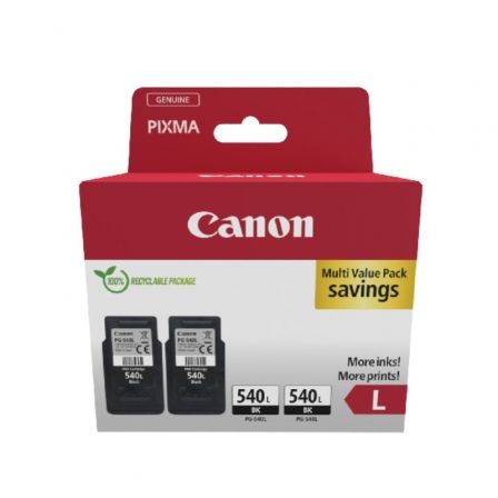 CARTUCHO DE TINTA ORIGINAL CANON PG-540L TWINPACK 2X NEGRO