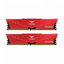 MEMÓRIA RAM DDR4 16GB 2X8GB 3200MHZ TEAMGROUP VERMELHA