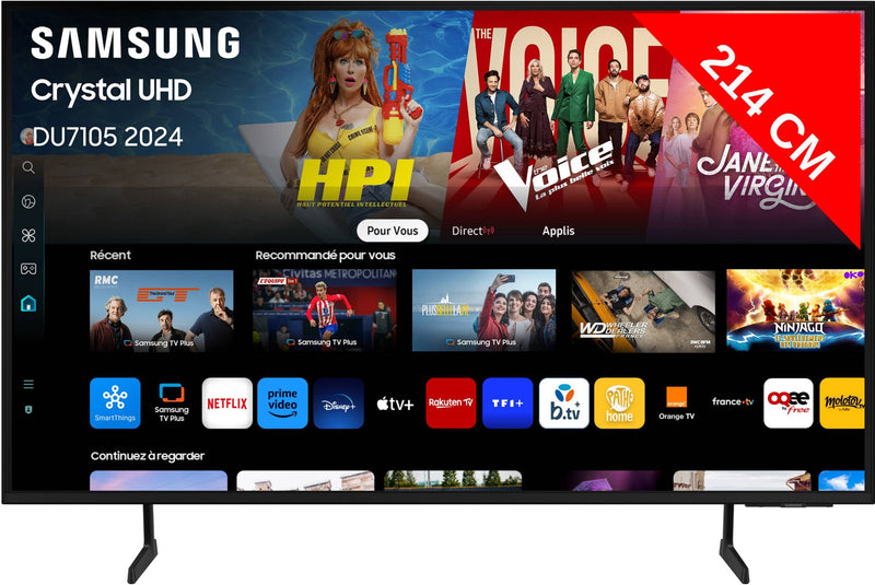 Samsung TU85DU7105K 2,16 m (85") 4K Ultra HD Smart TV Wi-Fi Pret