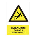 SINAL PERIGO ´´ATENCION CAIDAS A DISTINTO NIVEL´´ (PVC 0.7MM) 3