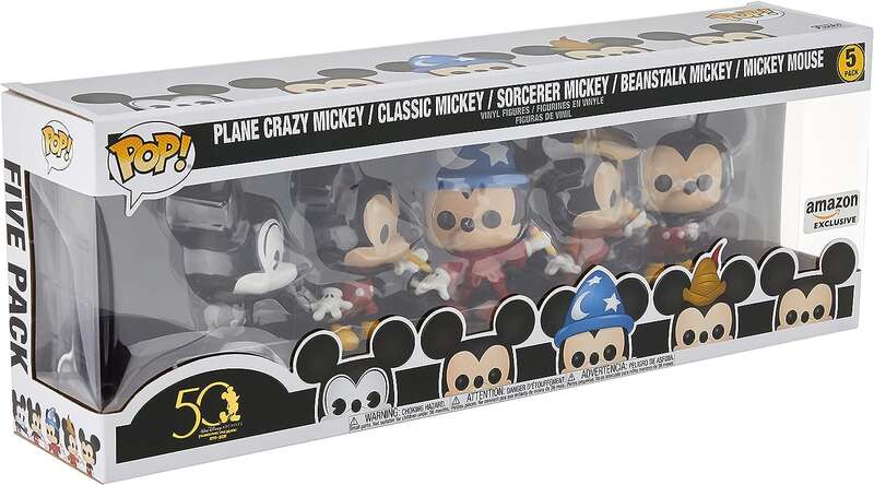 FUNKO POP 5  FIGURAS MICKEY MOUSE CLASSIC - DISNEY 9.5CM