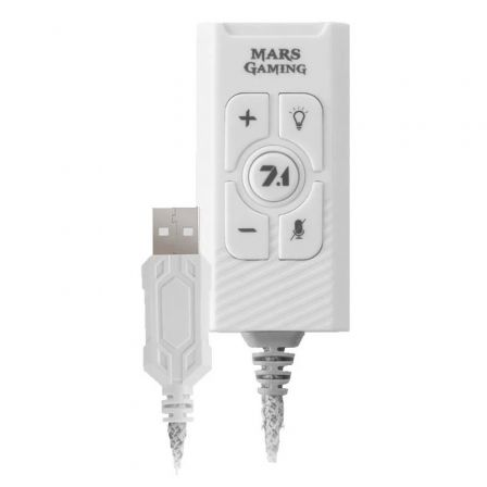 Mars Gaming MSC2W placa de som 7.1 canais USB