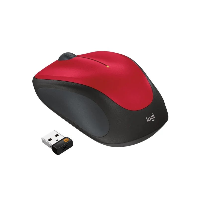 RATO SEM FIOS LOGITECH M235 VERMELHO