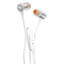 JBL EARPHONES TUNE T290 3.5" ALUMINIO C BOLSA TRANSPORTE SILVER
