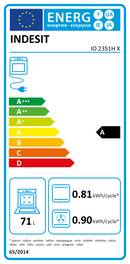 FORNO INDESIT - IO 232H X
