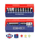 PONTA DE CHAVE DE FENDA, CONJUNTO DE 13 PEÇAS (MÉTRICA). WORKPRO
