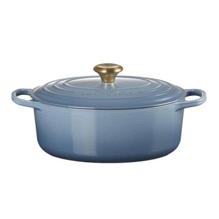 PANELA OVAL SIGNATURE LE CREUSET 27CM CHAMBRAY 21178274344441