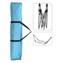 CAMA DE REDE DE DESCANSO DOBRÁVEL COM SUPORTE 240 X 80 X 75 CM