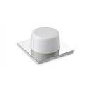 BATENTE ADESIVO BRANCO-CROMADO (BLISTER 2 UNID.) INOFIX