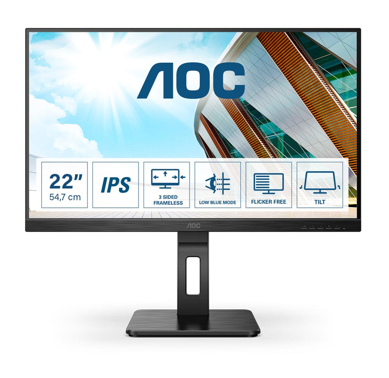 AOC P2 22P2DU LED display 54,6 cm (21.5") 1920 x 1080 pixels Ful