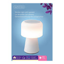 CANDEEIRO LED COM ALTIFALANTE PARA INTERIOR E EXTERIOR COR BRANCO