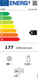 FRIGORÍFICO CANDY CDH1S513EW BRANCO 151 LITROS