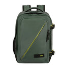 MOCHILA AMERICAN TOURISTER TAKE2CABIN S CAPACIDAD 24.2L VERDE