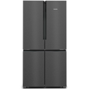 FRIGORÍFICO AMERICANO SIEMENS 1,83X91X73.1MT 605LT NF PRETO INOX