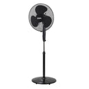VENTOINHA DE PÉ COM BASE CIRCULAR. COR PRETO. POTÊNCIA: 45W ASPAS