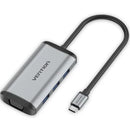 DOCKING USB TIPO-C VENTION TGSHB 3XUSB 1XHDMI 4K 1XVGA 1XUSB TIPO