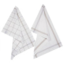 PACK 2 PANOS DE COZINHA COR CINZENTO 45X70CM